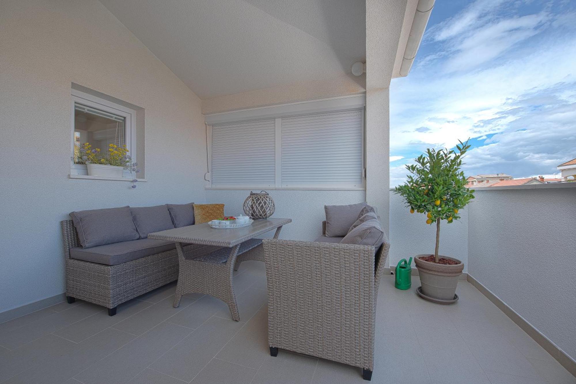 Spacious Chic Residence Zadar Chambre photo